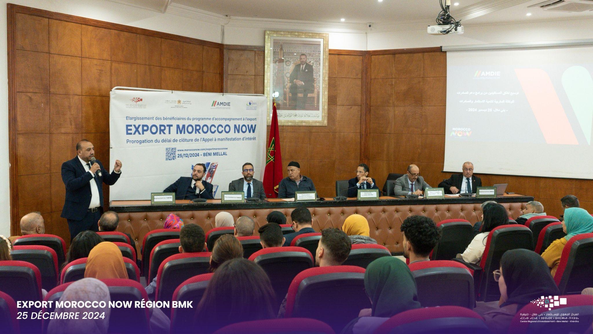 Export Morocco Now Région BMK